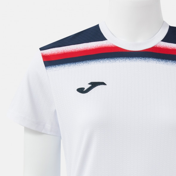 ФУТБОЛКА С КОРОТКИМ РУКАВОМ TOLEDO II БЕЛЫЙ ТЕМНО-СИНИЙ