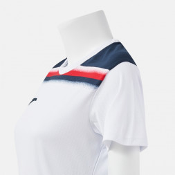 ФУТБОЛКА С КОРОТКИМ РУКАВОМ TOLEDO II БЕЛЫЙ ТЕМНО-СИНИЙ