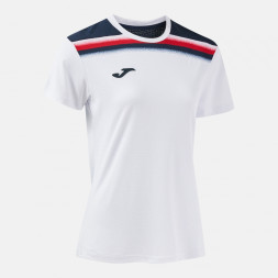 ФУТБОЛКА С КОРОТКИМ РУКАВОМ TOLEDO II БЕЛЫЙ ТЕМНО-СИНИЙ