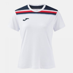 ФУТБОЛКА С КОРОТКИМ РУКАВОМ TOLEDO II БЕЛЫЙ ТЕМНО-СИНИЙ