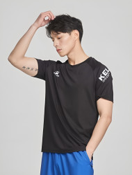 Футболка KELME Round Neck Short Sleeve T-Shirt Black