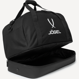 Сумка спортивная с двойным дном JOGEL Division Double Bottom Bag, черный
