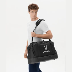 Сумка спортивная с двойным дном JOGEL Division Double Bottom Bag, черный
