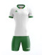 Футбольная форма KELME Short Sleeve Football Uniform (White/Green)
