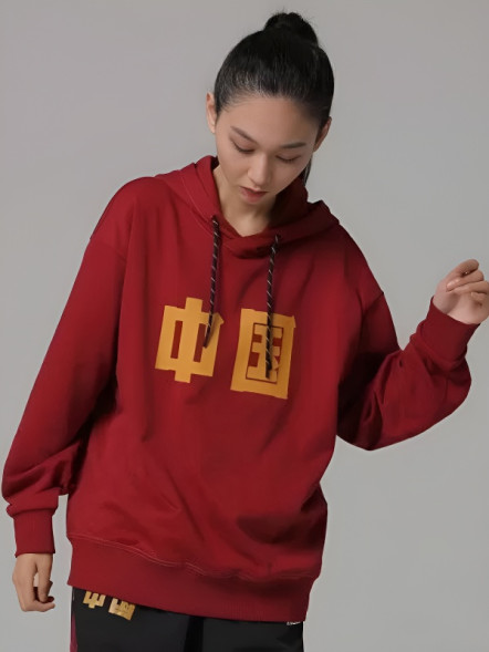 Худи KELME Men's Hooded Sweatshirt Red