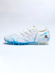 Бутсы KELME Men's Football Shoes (MG) (White/Light Blue)