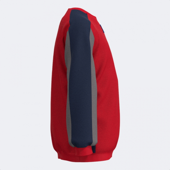 SUDADERA KIDS CAMP ROJO GRIS MARINO