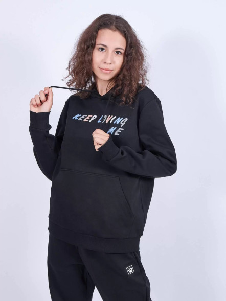Худи KELME Hooded Sweater Black