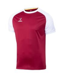 Футболка игровая JOGEL CAMP Reglan Jersey, гранатовый/белый