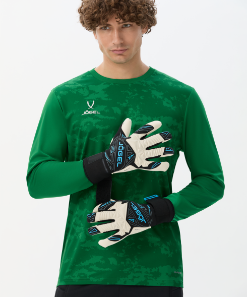 Перчатки вратарские JOGEL Genesis UL4 Evolution negative hybrid, черный