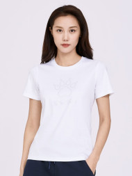 Футболка KELME Round Neck Short Sleeve T-Shirt White