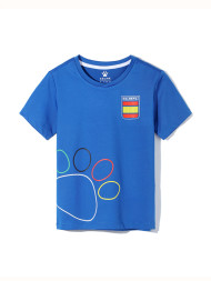 Детская футболка KELME Boys Short Sleeve T-Shirt Blue