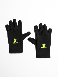 Перчатки тренировочные KELME Cold Gloves (Black/Yellow)