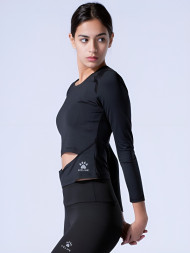 Лонглсив KELME Women's Long Sleeve T-Shirt Black