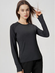 Лонгслив KELME Round Neck Long Sleeve T-Shirt Black