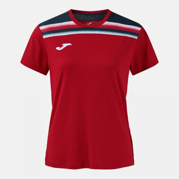 ФУТБОЛКА С КОРОТКИМ РУКАВОМ TOLEDO II КРАСНЫЙ ТЕМНО-СИНИЙ