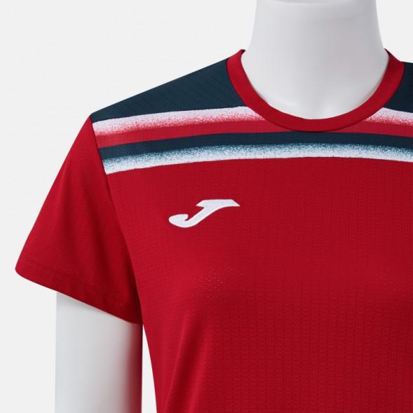 ФУТБОЛКА С КОРОТКИМ РУКАВОМ TOLEDO II КРАСНЫЙ ТЕМНО-СИНИЙ