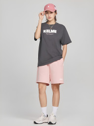Футболка KELME Round Neck Short Sleeve T-Shirt Dark Grey