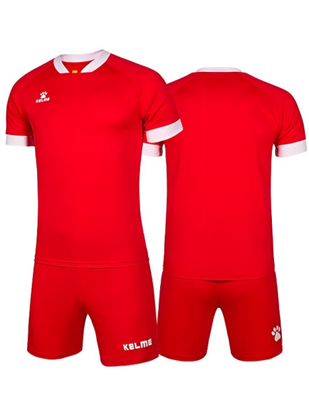 Футбольная форма KELME Short Sleeve Football Uniform (Red/White)