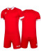 Футбольная форма KELME Short Sleeve Football Uniform (Red/White)