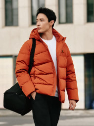 Пуховик KELME Regular Hooded Down Jacket Orange