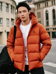 Пуховик KELME Regular Hooded Down Jacket Orange
