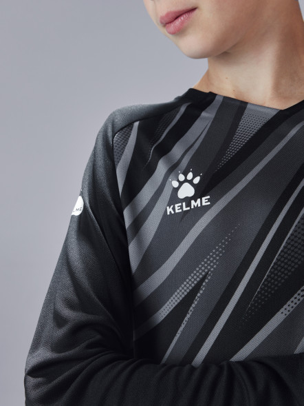 Детская вратарская форма KELME Long Sleeve Goalkeeper Suit Black