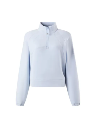 Женский свитшот KELME Half-Open Sweatshirt Glacier Blue
