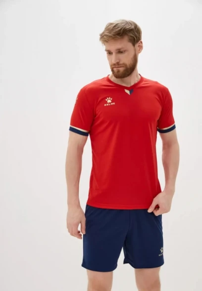 Футбольная форма KELME S/S Football Set (Red/Dark Blue)
