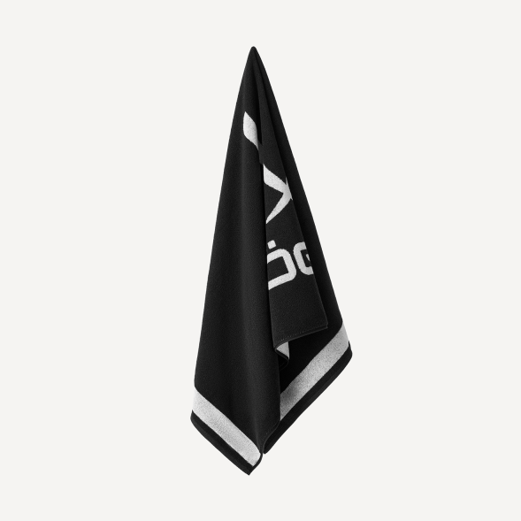 Полотенце спортивное JÖGEL ESSENTIAL Towel L, 70х140, черный/белый