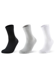 Носки KELME Mid-calf Casual Socks (3 Pairs) (Black/Grey/White)