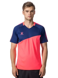 Футболка KELME Short Sleeve Football Jersey (Pink/Dark Blue)
