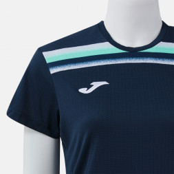 ФУТБОЛКА С КОРОТКИМ РУКАВОМ TOLEDO II ТЕМНО-СИНИЙ ЗЕЛЕНЫЙ