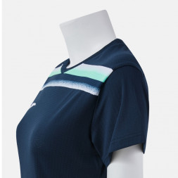 ФУТБОЛКА С КОРОТКИМ РУКАВОМ TOLEDO II ТЕМНО-СИНИЙ ЗЕЛЕНЫЙ