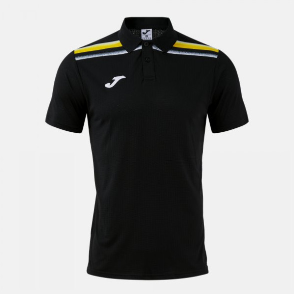 ПОЛО С КОРОТКИМ РУКАВОМ TOLEDO II ЧЕРНЫЙ ЖЕЛТЫЙ