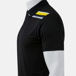 ПОЛО С КОРОТКИМ РУКАВОМ TOLEDO II ЧЕРНЫЙ ЖЕЛТЫЙ