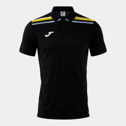 ПОЛО С КОРОТКИМ РУКАВОМ TOLEDO II ЧЕРНЫЙ ЖЕЛТЫЙ