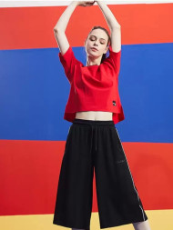 Кюлоты KELME Women's Knitted Wide-Leg Pants Black