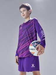Детская вратарская форма KELME Long Sleeve Goalkeeper Suit Violet