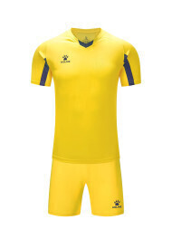 Детская футбольная форма KELME Children's Short-sleeved Football Suit Set Outfit (Blue/Yellow)