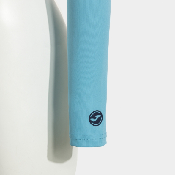 CAMISETA MANGA LARGA CORE AZUL