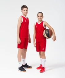 Шорты баскетбольные JOGEL CAMP Basic, красный, детский