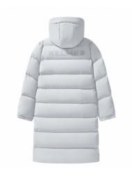 Пуховик KELME Men's Long Cotton Coat Light Gray