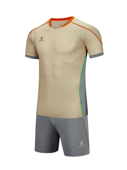 Футбольная форма KELME Short Sleeve Football Set Khaki