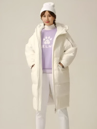 Пуховик KELME Long Down Jacket White