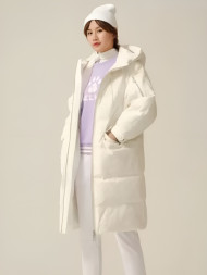 Пуховик KELME Long Down Jacket White