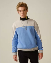 Свитшот KELME Round Neck Sweater (Light Blue/Grey)