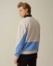 Свитшот KELME Round Neck Sweater (Light Blue/Grey)