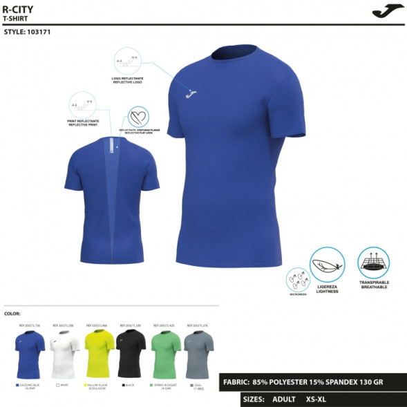 CAMISETA MANGA CORTA R-CITY VERDE