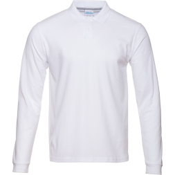 Рубашка поло унисекс STAN длинный рукав хлопок 185, 104LS